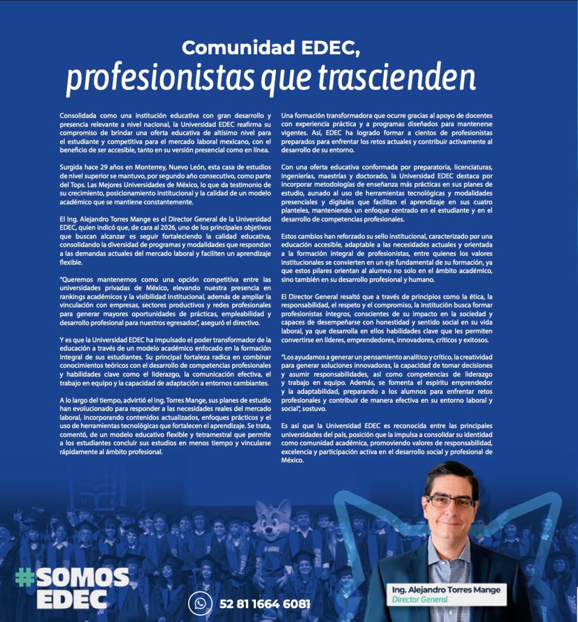 Universidad EDEC - Tops México Ranking de las Mejores Universidades